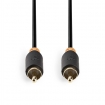 CABW24170AT20 Digitale Audiokabel | RCA Male | RCA Male | Verguld | 2.00 m | Rond | PVC | Antraciet | Doos