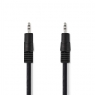 CAGP21000BK10 Stereo-Audiokabel | 2,5 mm Male - 2,5 mm Male | 1,0 m | Zwart