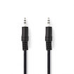 CAGP22000BK10 Stereo-Audiokabel | 3,5 mm Male - 3,5 mm Male | 1,0 m | Zwart