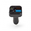 CATR121BK FM-Audiotransmitter voor Auto | Gefixeerd | Handsfree bellen | 0.8 " | LED-Scherm | Bluetooth® | 5.0 V DC / 1.0 A / 5.0 V DC / 2.4 A | Bass boost | Google Assistant / Siri | Zwart