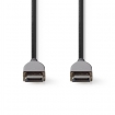 CCBG3700BK100 Actieve Optische DisplayPort-Kabel | DisplayPort 1.4 | DisplayPort Male | DisplayPort Male | 32.4 Gbps | 10.0 m | Rond | PVC | Zwart | Gift Box