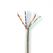 CCBG8525GY100S Netwerk Kabel Rol | CAT6 | Massief Koper | U/UTP | 100m | Binnenshuis | Grijs |