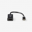 CCBP37650AT02 Mini DisplayPort-Kabel | DisplayPort 1.2 | Mini-DisplayPort Male | HDMI™ Output | 21.6 Gbps | Verguld | 0.20 m | Rond | PVC | Antraciet | Polybag