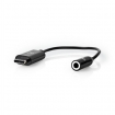 CCBP65950BK015 USB-Adapter | USB 3.1 | USB Type-C™ Male | 3,5 mm Female | 0.15 m | Zwart