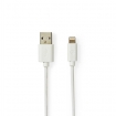 CCBW39300WT10 Data- en Oplaadkabel | Apple Lightning 8-pins male - USB A male | 1,0 m | Wit
