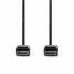 CCGB37014BK30 DisplayPort-Kabel | DisplayPort Male | DisplayPort Male | 8K@60Hz | Vernikkeld | 3.00 m | Rond | PVC | Zwart | Doos