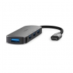 CCGB64220GY01 USB-Hub | 1x USB-C™ | 4x USB A Female | 4-Poorts poort(en) | USB 3.2 Gen 1 | USB Gevoed | 5 Gbps