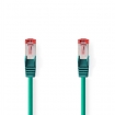 CCGL85221GN025 CAT6 Netwerkkabel | RJ45 Male | RJ45 Male | S/FTP | 0.25 m | Rond | LSZH | Groen | Label