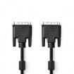 CCGP32001BK20 DVI-Kabel | DVI-D 24+1-Pins Male | DVI-D 24+1-Pins Male | 2560x1600 | Vernikkeld | 2.00 m | PVC | Zwart | Polybag