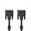 CCGP32001BK30 DVI-Kabel | DVI-D 24+1-Pins Male | DVI-D 24+1-Pins Male | 2560x1600 | Vernikkeld | 3.00 m | PVC | Zwart | Envelop