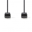 CCGP37010BK30 DisplayPort-Kabel | DisplayPort Male | DisplayPort Male | 4K@60Hz | Vernikkeld | 3.00 m | Rond | PVC | Zwart | Polybag