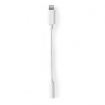 CCGP39950WT01 Lightning-Adapter | Apple Lightning 8-Pins | 3,5 mm Female | Vernikkeld | 0.10 m | Rond | TPE