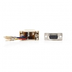 CCGP52821IV Seriële Adapter | Adapter | D-SUB 9-Pins Male | RJ45 Female | Vernikkeld | Ivoor | Envelop