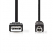 CCGP60100BK05 USB 2.0-Kabel | A Male - B Male | 0,5 m | Zwart