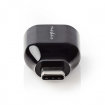 CCGP60915BK USB-C™ Adapter | USB 3.2 Gen 1 | USB-C™ Male | USB-A Female | Rond | Vernikkeld | Zwart | Polybag