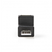 CCGP60940BK USB-Adapter | USB 2.0 | USB-A Male | USB-A Female | 480 Mbps | Vernikkeld | PVC | Zwart | Envelop