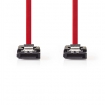 CCGP73050RD05 SATA Kabel | 1.5 Gbps | SATA 7-Pins Female | SATA 7-Pins Female | Vernikkeld | 0.50 m | Plat | PVC | Rood | Envelop