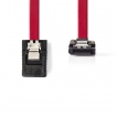 CCGP73155RD05 SATA Kabel | 3 Gbps | SATA 7-Pins Female | SATA 7-Pins Female | Vernikkeld | 0.50 m | Plat | PVC | Rood | Envelop