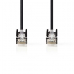 CCGP85100BK05 CAT5e Netwerkkabel | U/UTP | RJ45 Male | RJ45 Male | 0.50 m | Rond | PVC | Zwart | Envelop