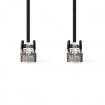 CCGP85121BK025 CAT5e-Kabel | SF/UTP | RJ45 Male | RJ45 Male | 0.30 m | Rond | PVC | Zwart | Polybag