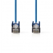 CCGP85121BU025 CAT5e Netwerkkabel | SF/UTP | RJ45 Male | RJ45 Male | 0.30 m | Rond | PVC | Blauw | Polybag