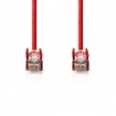 CCGP85121RD100 CAT5e Netwerkkabel | SF/UTP | RJ45 Male | RJ45 Male | 10.0 m | Rond | PVC | Rood | Polybag