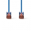 CCGP85221BU10 CAT6-kabel | RJ45 Male | RJ45 Male | S/FTP | 1.00 m | Rond | LSZH | Blauw | Envelop
