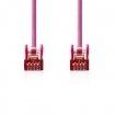 CCGP85221PK10 CAT6-kabel | RJ45 Male | RJ45 Male | S/FTP | 1.00 m | Rond | LSZH | Roze | Polybag