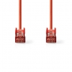 CCGP85221RD100 CAT6-kabel | RJ45 Male | RJ45 Male | S/FTP | 10.0 m | Rond | LSZH | Rood | Polybag