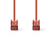 CCGP85221RD100 CAT6 Netwerkkabel | RJ45 Male | RJ45 Male | S/FTP | 10.0 m | Rond | LSZH | Rood | Polybag