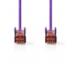 CCGP85221VT015 CAT6-kabel | RJ45 Male | RJ45 Male | S/FTP | 0.20 m | Rond | LSZH | Violet | Polybag