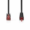 CCGP85227BK05 CAT6-kabel | RJ45 Male | RJ45 Male | SF/UTP | 0.50 m | Rond | LSZH / PVC | Zwart | Polybag