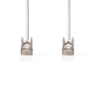 CCGP85227WT150 CAT6-kabel | RJ45 Male | RJ45 Male | SF/UTP | 15.0 m | Rond | LSZH / PVC | Wit | Polybag