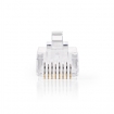 CCGP89304TP RJ45-Connector | Male | Solid UTP CAT6 | Recht | Verguld | 10 Stuks | PVC | Transparant | Envelop