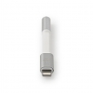 CCTB39950AL015 Lightning-Adapter | Apple Lightning 8-Pins | 3,5 mm Female | Verguld | 0.15 m | Rond | Aluminium