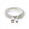 CCTB60600AL10 USB-Kabel | USB 2.0 | USB-A Male | USB-C™ Male | 480 Mbps | Verguld | 1.00 m | Rond | Gevlochten / Nylon | Aluminium | Cover Window Box