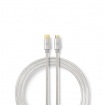 CCTB60650AL20 USB 2.0-Kabel voor Synchroniseren en Opladen | Verguld 1,0 m | USB C™ Male naar USB Micro B Male | Voor Aansluiten van Smartphones en Mobiele Apparaten