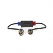 CCTVGL10BK CCTV-Aardlus-Isolator | Female / Male | 75 Ohm | PVC | Zwart