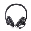 CHST200BK PC-Headset | Over-Ear | Stereo | 2x 3.5 mm | Inklapbare Microfoon | Zwart
