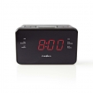 CLAR002BK Digitale Wekkerradio | LED-Scherm | 1x 3,5 mm Audio-Input | Tijdprojectie | AM / FM | Snoozefunctie | Slaaptimer | Aantal alarmen: 2 | Zwart
