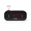 CLAR009BK Digitale Wekkerradio | LED-Scherm | Tijdprojectie | AM / FM | Snoozefunctie | Slaaptimer | Aantal alarmen: 2 | Zwart