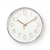 CLWA015PC30RE Wandklok | Diameter: 300 mm | Kunststof | Rosé Goud / Wit