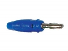 CM19BL BANAANPLUG 4mm - BLAUW