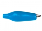 CM5BL GEISOLEERDE KROKODILLENKLEM 27mm - BLAUW