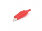 CM6R GEISOLEERDE KROKODILLENKLEMMEN MET HULS 44mm - ROOD