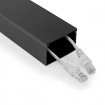 CMDT6040BK110 Kabelmanagement | Buis | 1 Stuks | Maximale kabeldikte: 40 mm | Aluminium | Zwart