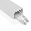 CMDT6040WT110 Kabelmanagement | Buis | 1 Stuks | Maximale kabeldikte: 40 mm | Aluminium | Wit