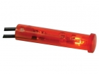 CRAF006R RONDE 7mm SIGNAALLAMP 6V ROOD