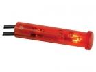 CRAF012R RONDE 7mm SIGNAALLAMP 12V ROOD