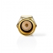 CSGP02112GD SMA-Adapter | SMA Female Omgekeerde Polariteit | SMA Male | Verguld | 50 Ohm | Recht | Koper | Goud | 2 Stuks | Envelop